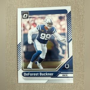 DeForest Buckner 2024 Panini Optic Indianapolis Colts NFL Football Card Sports